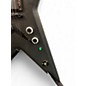 Used Dean Dime Razorback V Satin Black Solid Body Electric Guitar