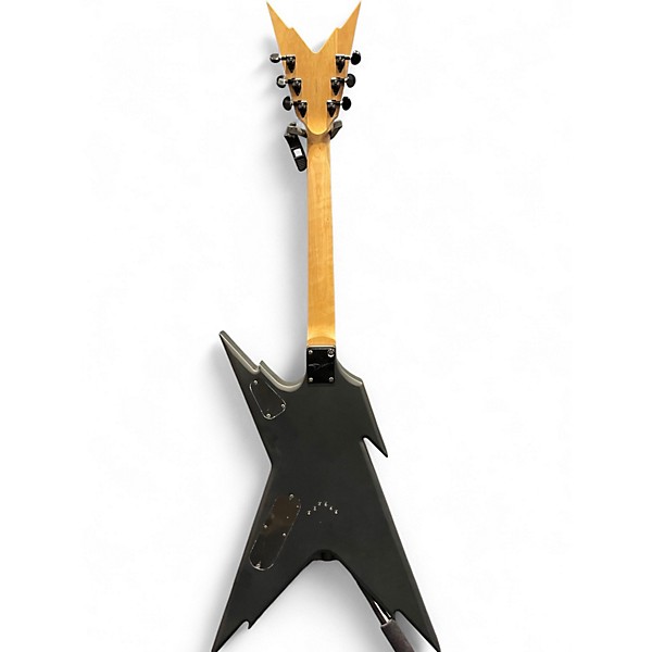 Used Dean Dime Razorback V Satin Black Solid Body Electric Guitar