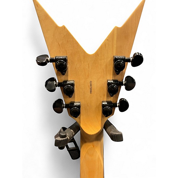 Used Dean Dime Razorback V Satin Black Solid Body Electric Guitar