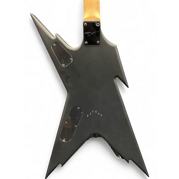 Used Dean Dime Razorback V Satin Black Solid Body Electric Guitar