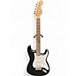 Used Squier Stratocaster Debut Series Satin Black Solid Body Electric Guitar thumbnail