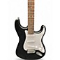 Used Squier Stratocaster Debut Series Satin Black Solid Body Electric Guitar