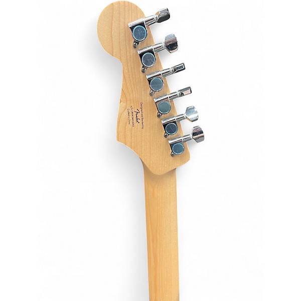 Used Squier Stratocaster Debut Series Satin Black Solid Body Electric Guitar