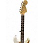 Used Fender American Performer Stratocaster SSS White and Gold Solid Body Electric Guitar