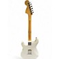 Used Fender American Performer Stratocaster SSS White and Gold Solid Body Electric Guitar