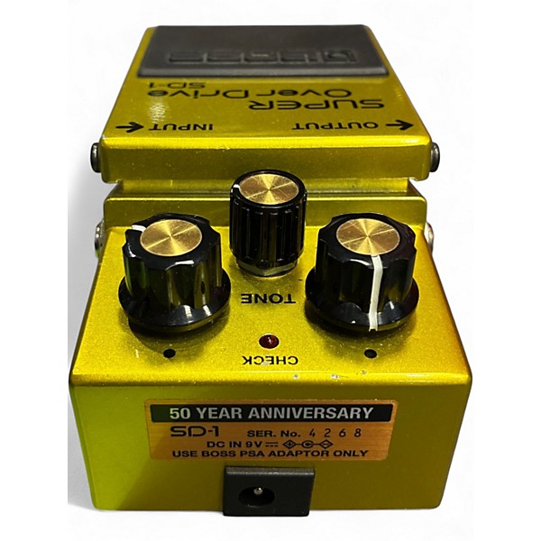 Used BOSS SD-1 50TH Anniversarry Effect Pedal