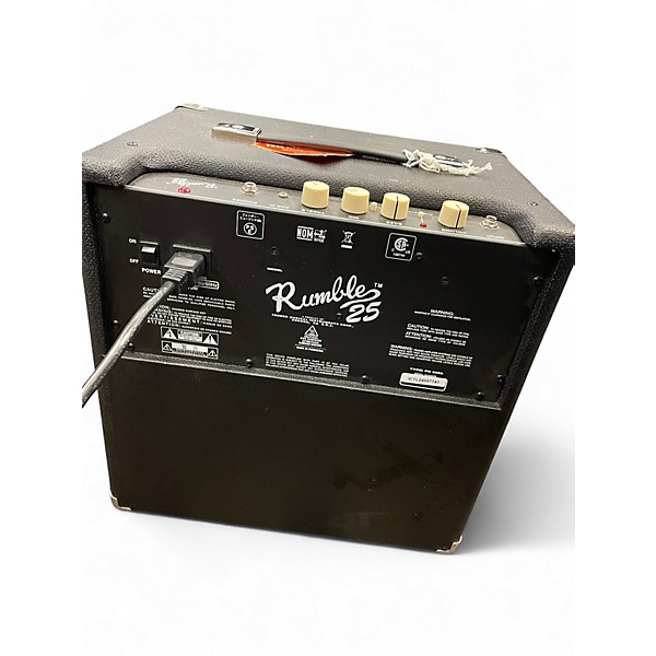 Used Fender Rumble 25 25W 1x8 Bass Combo Amp