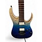 Used Ibanez RGA42HPTQM Trans Blue Solid Body Electric Guitar thumbnail