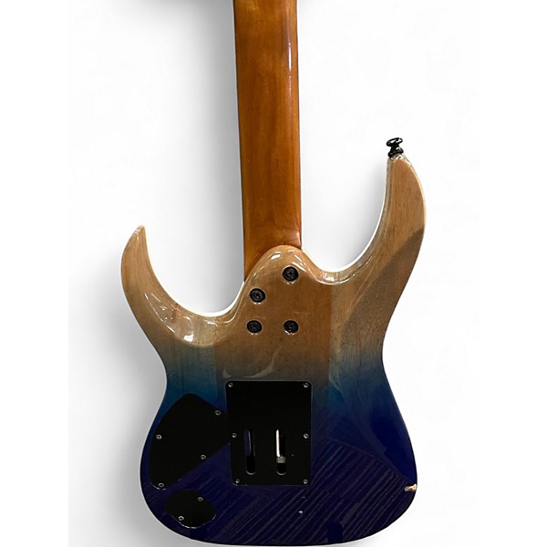 Used Ibanez RGA42HPTQM Trans Blue Solid Body Electric Guitar