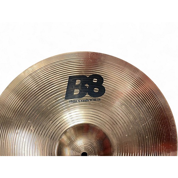 Used SABIAN 18in B8 Thin Crash Cymbal