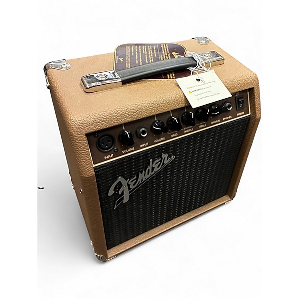 Used Fender Acoustasonic 15 Acoustic Guitar Combo Amp