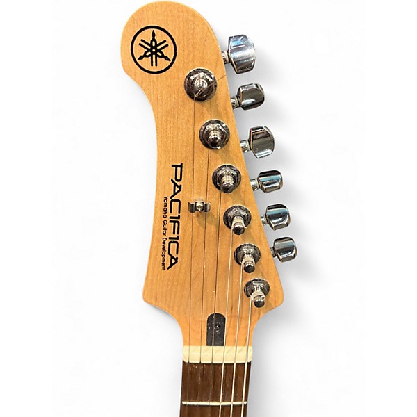 Used Yamaha Pacifica Left Handed Black Electric Guitar