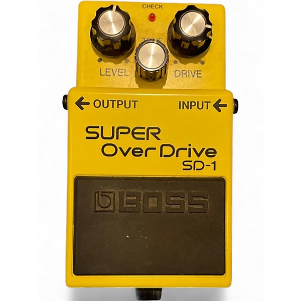 Used BOSS SD1 Super Overdrive Effect Pedal