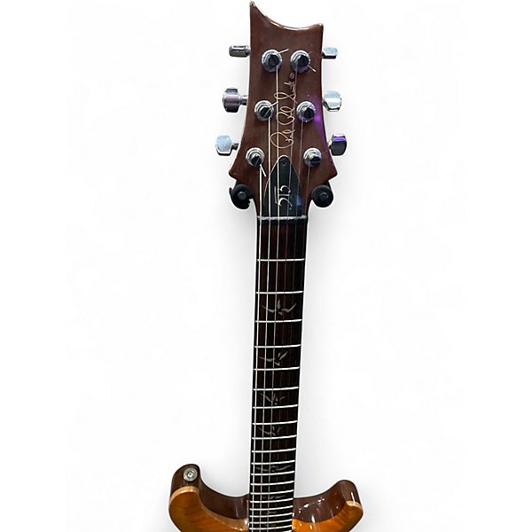 Used PRS 513 10 TOP SANTANA YELLOW Solid Body Electric Guitar