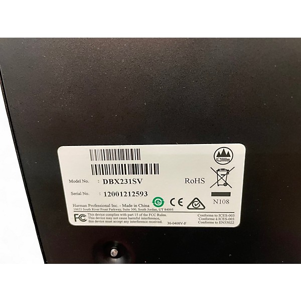 Used Dbx 231S Equalizer