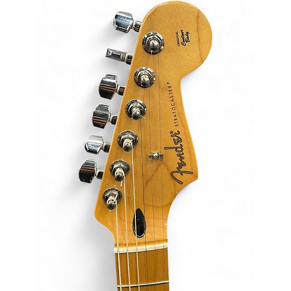 Used Fender Player Stratocaster HSS Plus Top Aged Cherry Burst Solid Body Electric Guitar