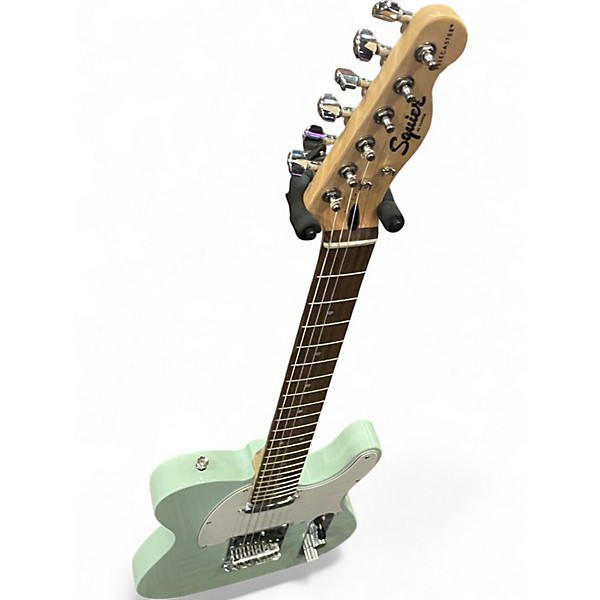 Used Squier Bullet Telecaster Mint Green Solid Body Electric Guitar