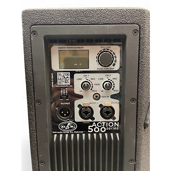 Used DAS AUDIO OF AMERICA ACTION 508A Powered Monitor