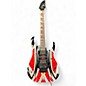 Used Ibanez RG370DXGP2 Black with Red and White Solid Body Electric Guitar thumbnail