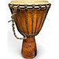 Used Sageman 14in DJEMBE 14IN HEAD Antique Natural Drum