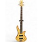 Used Schecter Guitar Research Stiletto Studio 5 String Natural Electric Bass Guitar thumbnail
