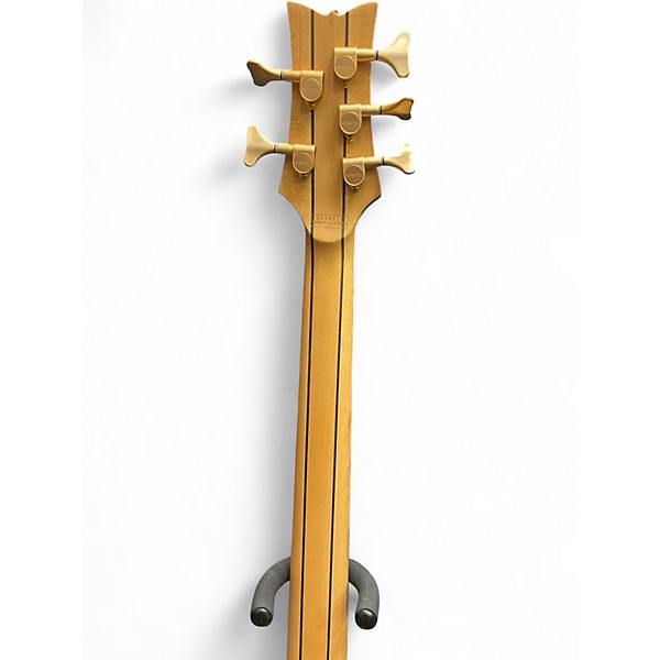 Used Schecter Guitar Research Stiletto Studio 5 String Natural Electric Bass Guitar