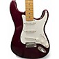 Used 1998 Fender American Standard Stratocaster Maroon Solid Body Electric Guitar