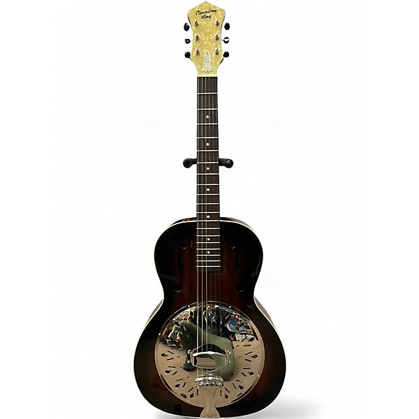 Used Recording King RATTLESNAKE  Vintage Sunburst Acoustic Guitar