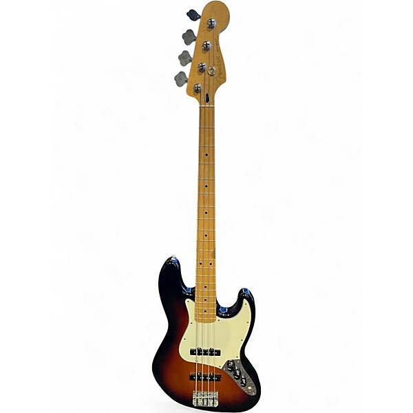 Used Fender Player Jazz Bass 3 Tone Sunburst Electric Bass Guitar