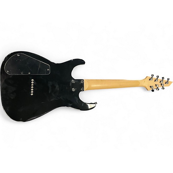 Used Jackson JS22-7 Dinky 7 String Black Solid Body Electric Guitar