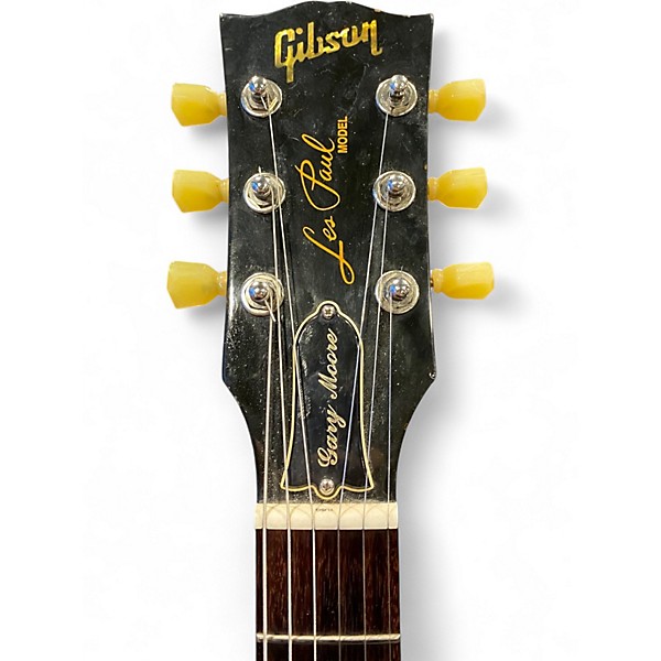 Used Gibson Gary Moore Les Paul Standard Lemonburst Solid Body Electric Guitar