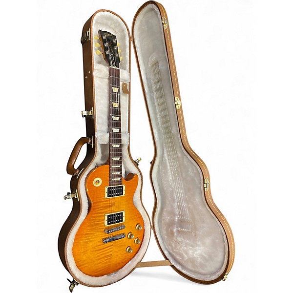 Used Gibson Gary Moore Les Paul Standard Lemonburst Solid Body Electric Guitar