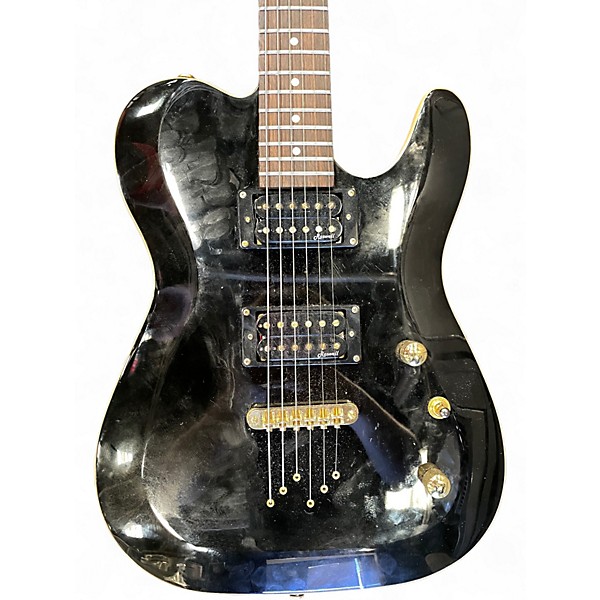 Used Harley Benton TE-40 TBK Black Solid Body Electric Guitar