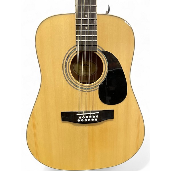 Used Mitchell D120S-12E Natural 12 String Acoustic Guitar