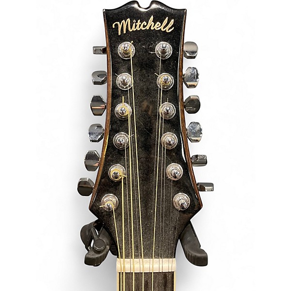 Used Mitchell D120S-12E Natural 12 String Acoustic Guitar