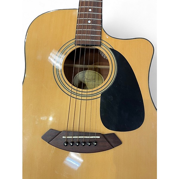 Used Fender CD 60CE NAT Natural Acoustic Electric Guitar