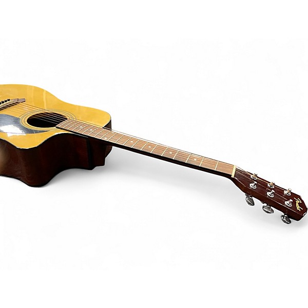 Used Fender CD 60CE NAT Natural Acoustic Electric Guitar