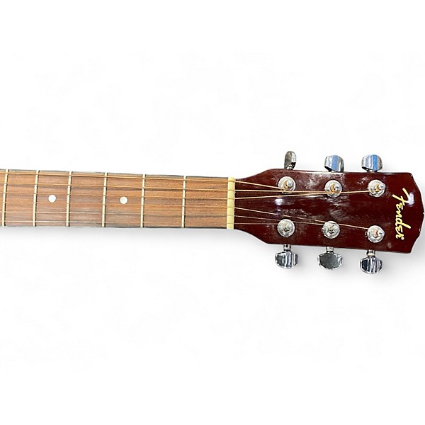 Used Fender CD 60CE NAT Natural Acoustic Electric Guitar