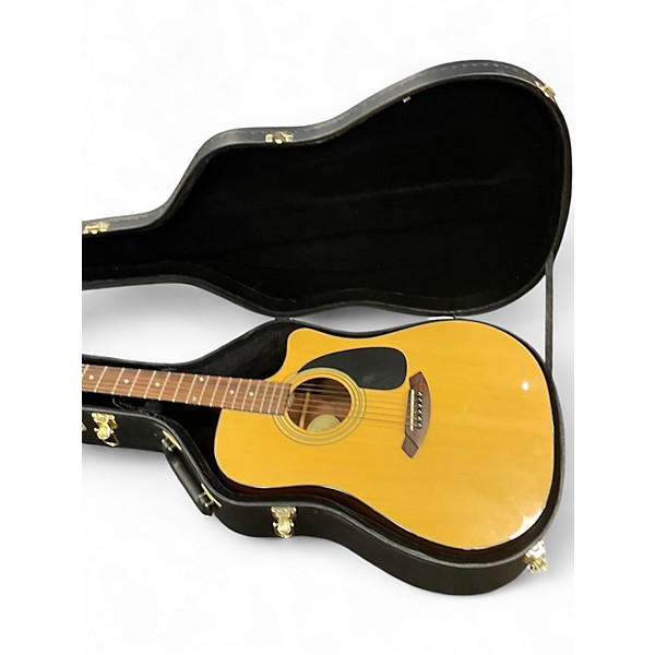 Used Fender CD 60CE NAT Natural Acoustic Electric Guitar