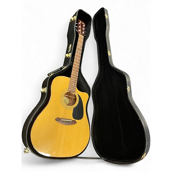 Used Fender CD 60CE NAT Natural Acoustic Electric Guitar