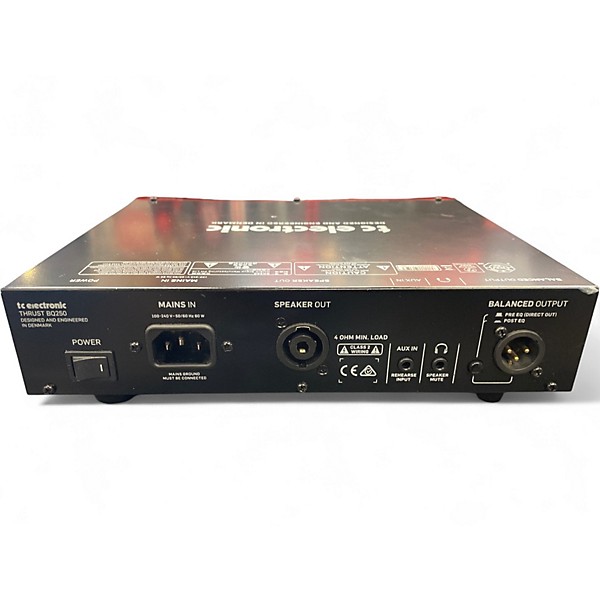 Used TC Electronic BQ250 250W Bass Amp Head