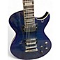 Used Ibanez ART120QA Blue Solid Body Electric Guitar