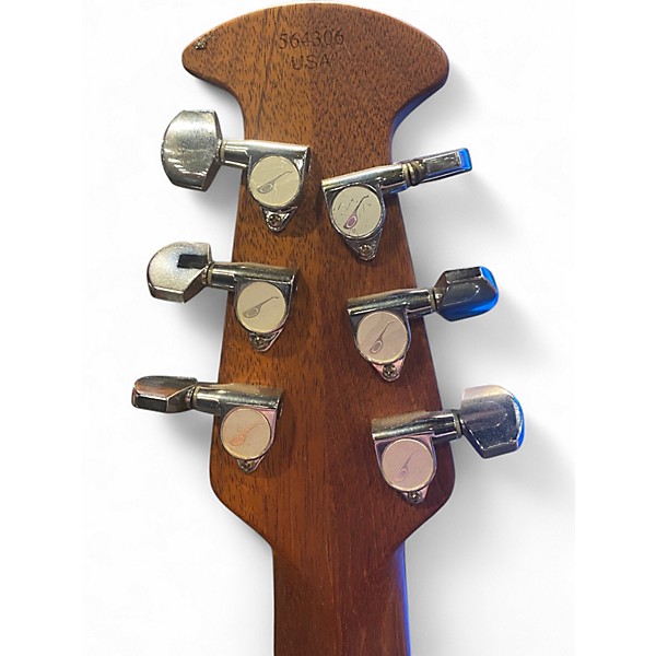 Used Ovation 1861AX-5 Standard Balladeer Natural Acoustic Electric Guitar