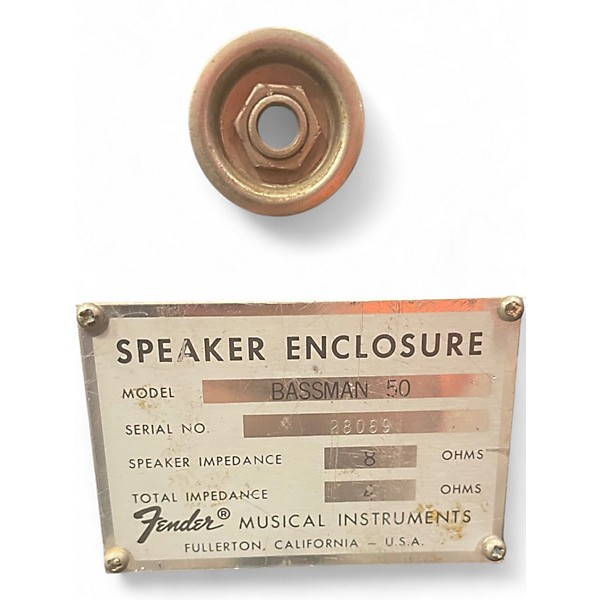 Used Fender Bassman 50 Cab Guitar Cabinet