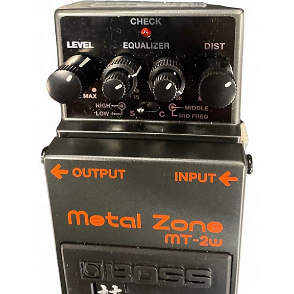 Used BOSS MT2W Metal Zone Waza Craft Effect Pedal
