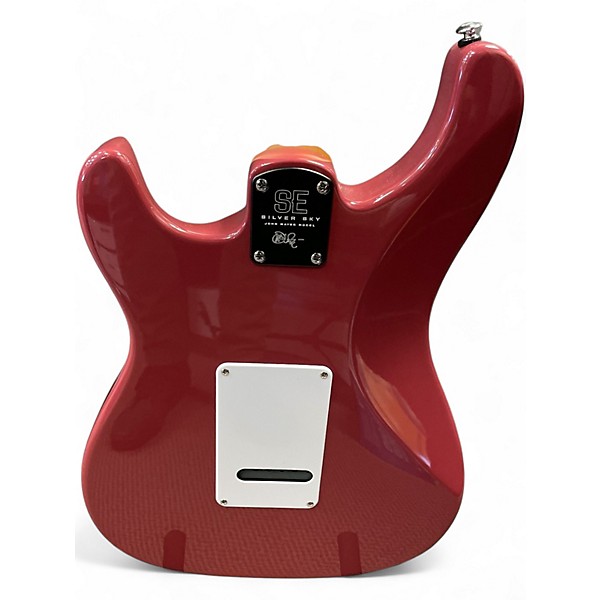 Used PRS SE Silver Sky DERBY RED Solid Body Electric Guitar