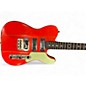 Used Big River telecaster Satin Red Solid Body Electric Guitar thumbnail