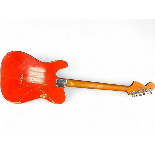 Used Big River telecaster Satin Red Solid Body Electric Guitar