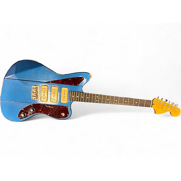 Used Big River JAZZMASTER Blue Agave Solid Body Electric Guitar