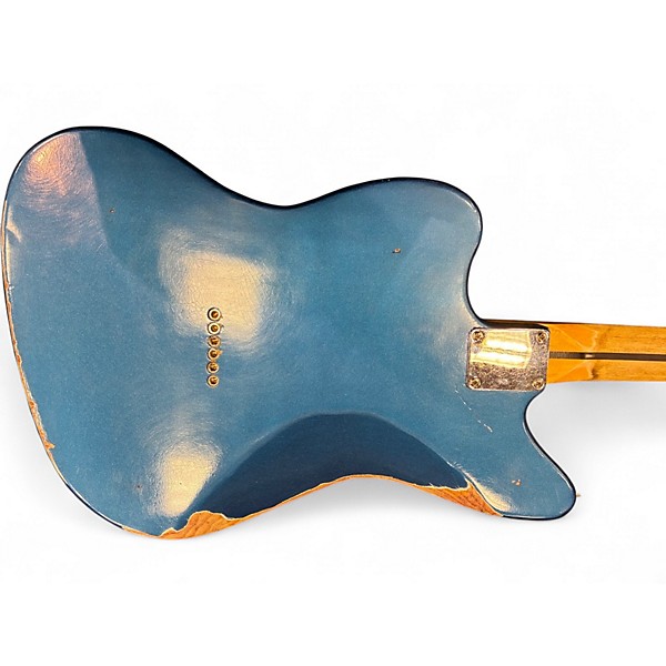 Used Big River JAZZMASTER Blue Agave Solid Body Electric Guitar